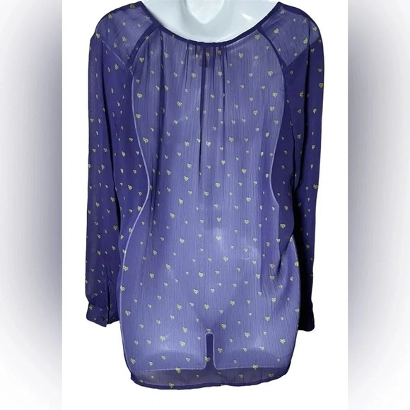 LOFT Ruffle Front Blouse - Picture 2 of 7